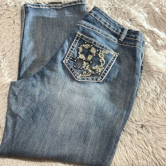 Cato Jeans Cato Premium Cowboy Boot Embroidered Pocket Jeans Poshmark